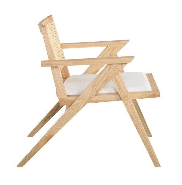 KRYSTINE RATTAN BACK ACCENT CHAIR - Frankwebs