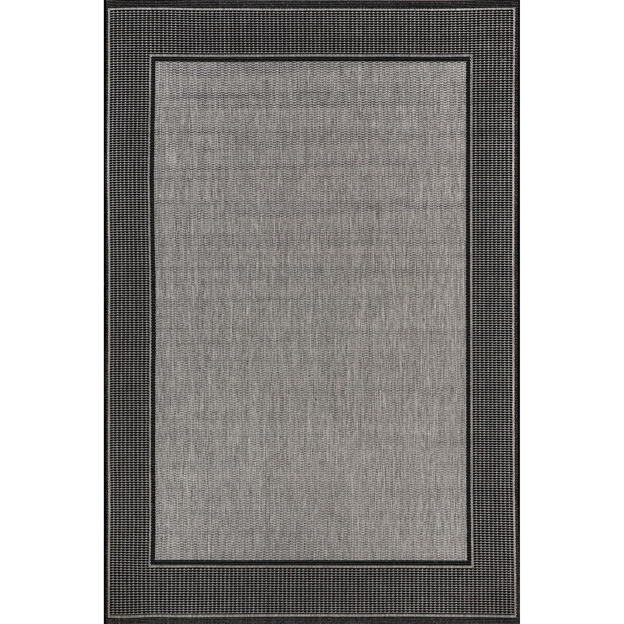 Gris Contemporary Indoor/Outdoor Area Rug - Frankwebs