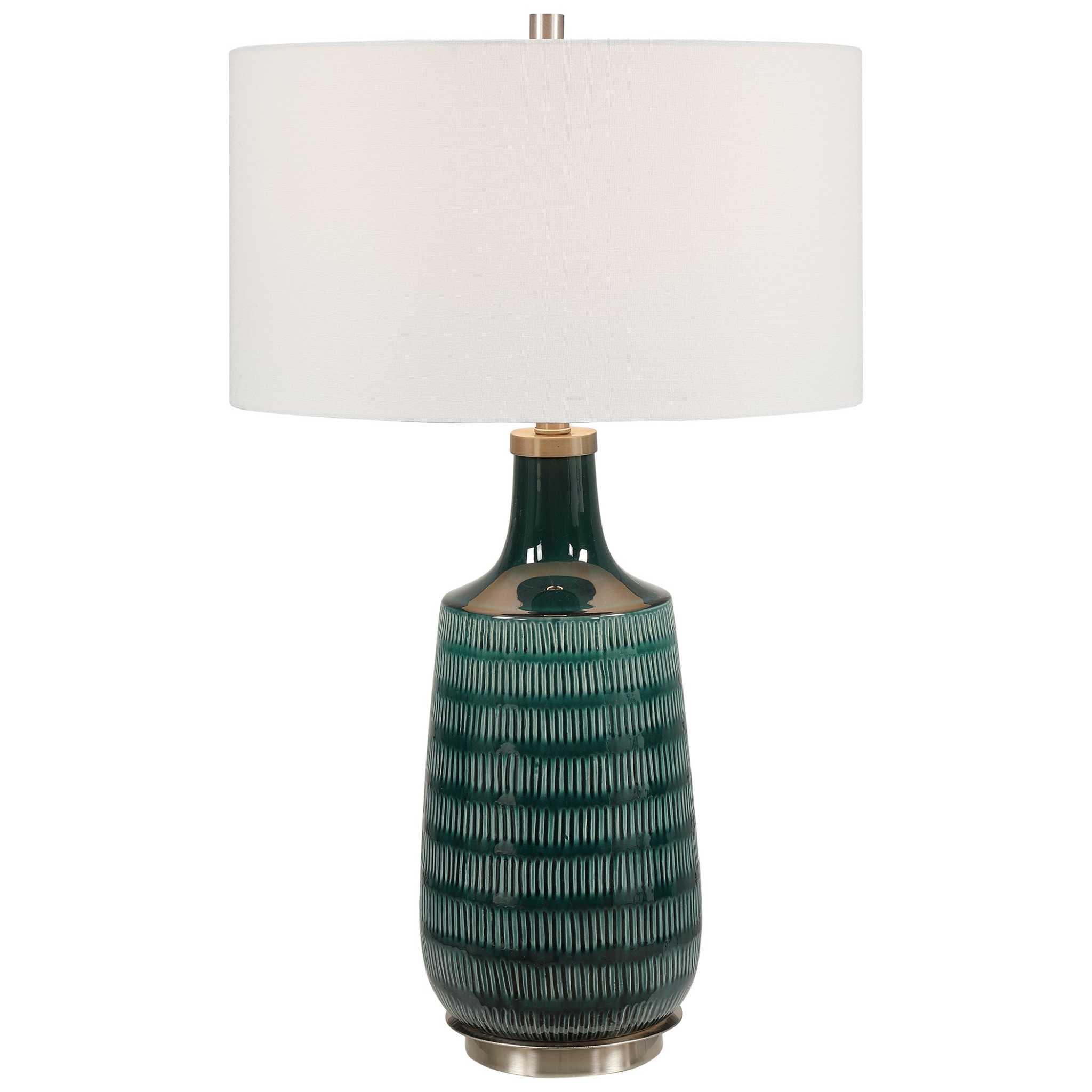 SCOUTS DEEP GREEN TABLE LAMP - Frankwebs