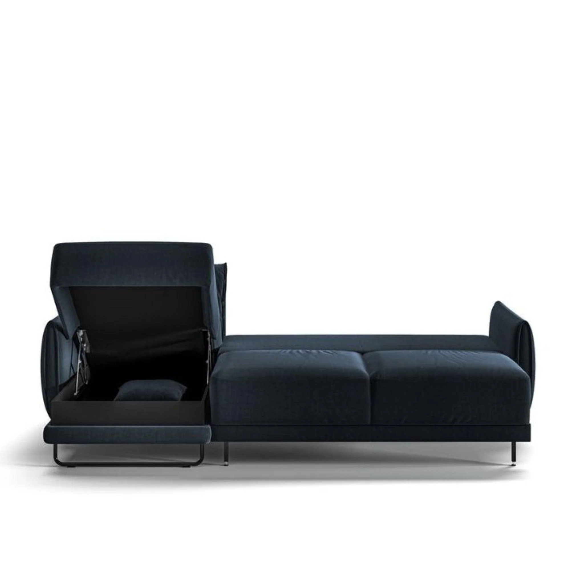 Dolphin Full XL Sleeper Sectional (Reversible Chaise) - Frankwebs