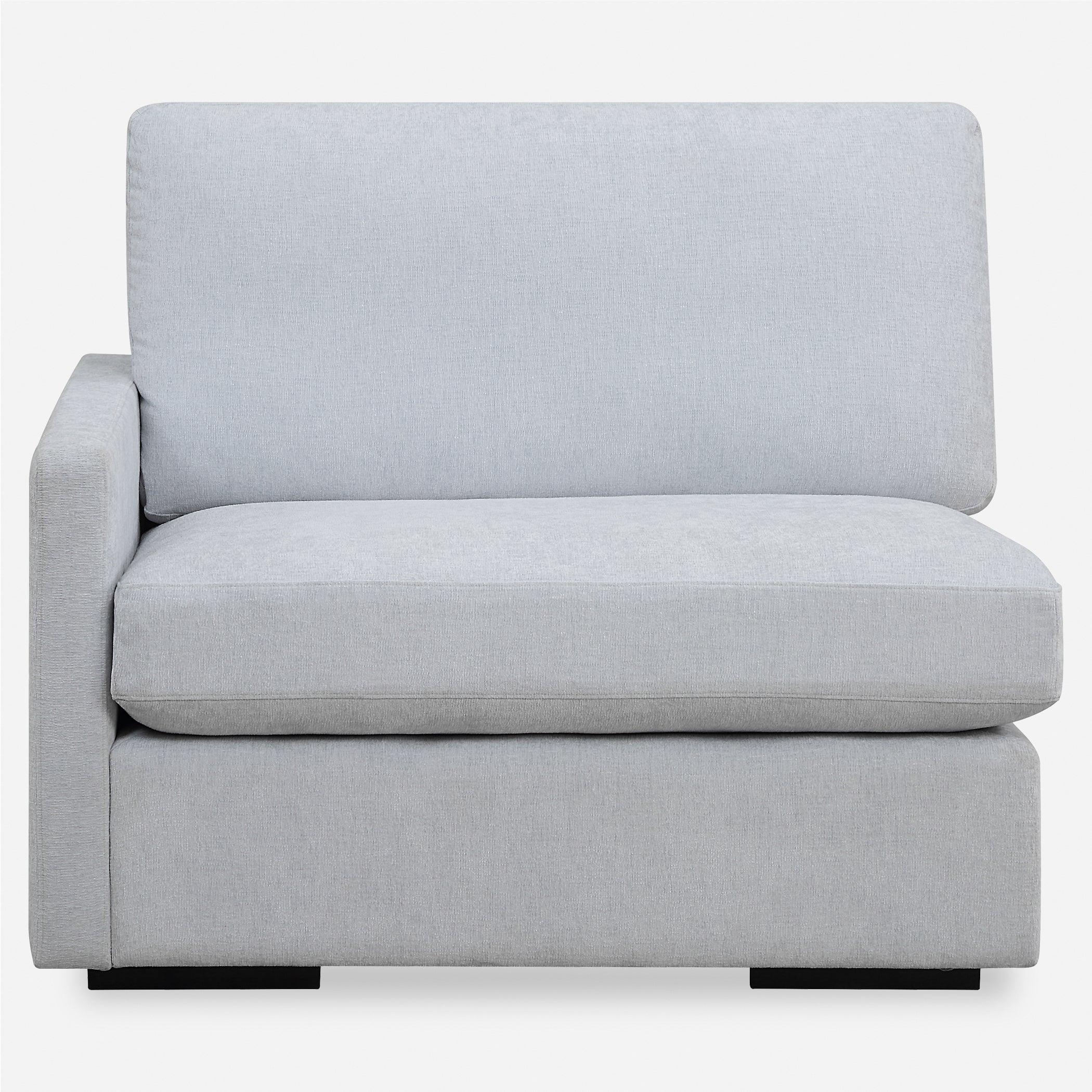 Refuge Cloud Blue Left Arm Facing Sofa - Frankwebs