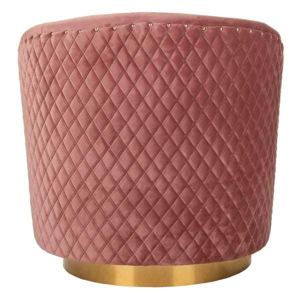 CLARA QUILTED SWIVEL TUB CHAIR - Frankwebs
