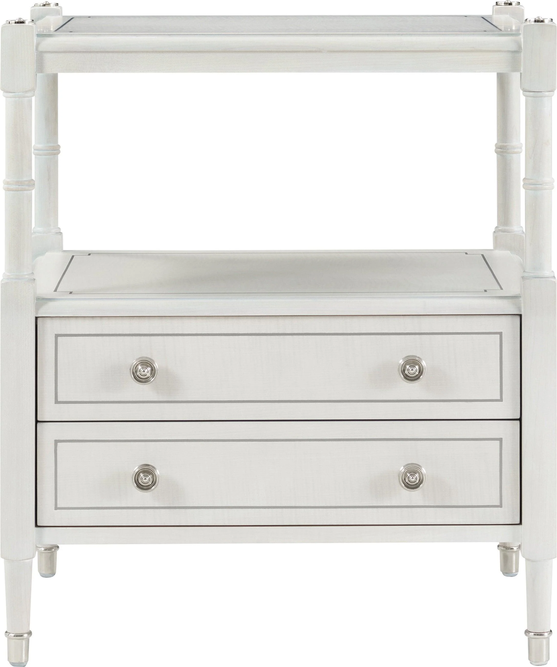 Spencer London 2-Drawer Nightstand - Frankwebs