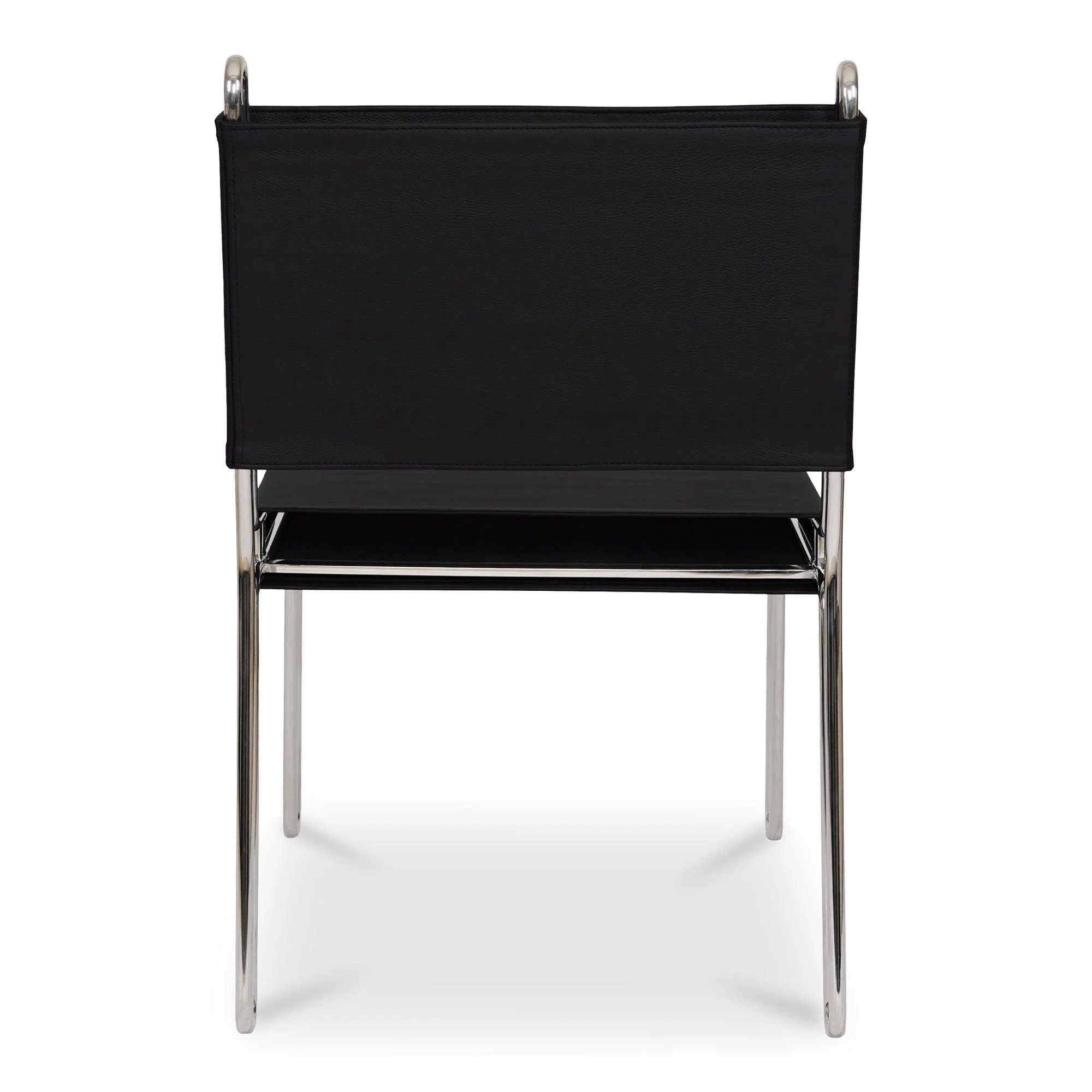 Petra Leather Accent Chair Black - Frankwebs