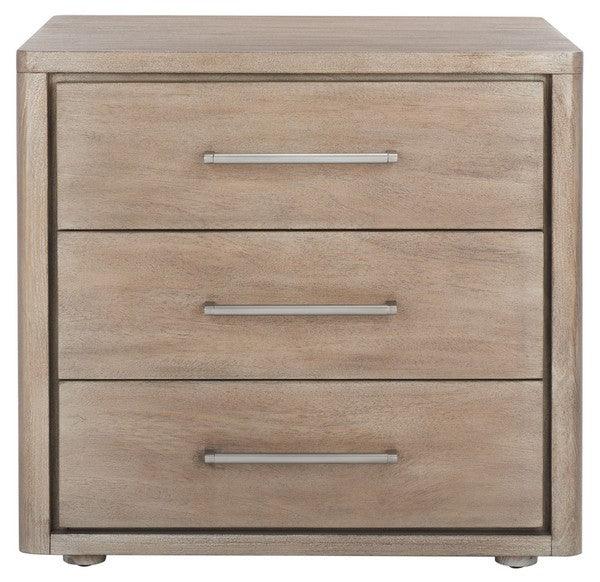 ROSEY 3 DRAWER WOOD NIGHTSTAND - Frankwebs