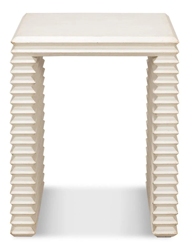 Stacked Side Table - Antique White - Frankwebs