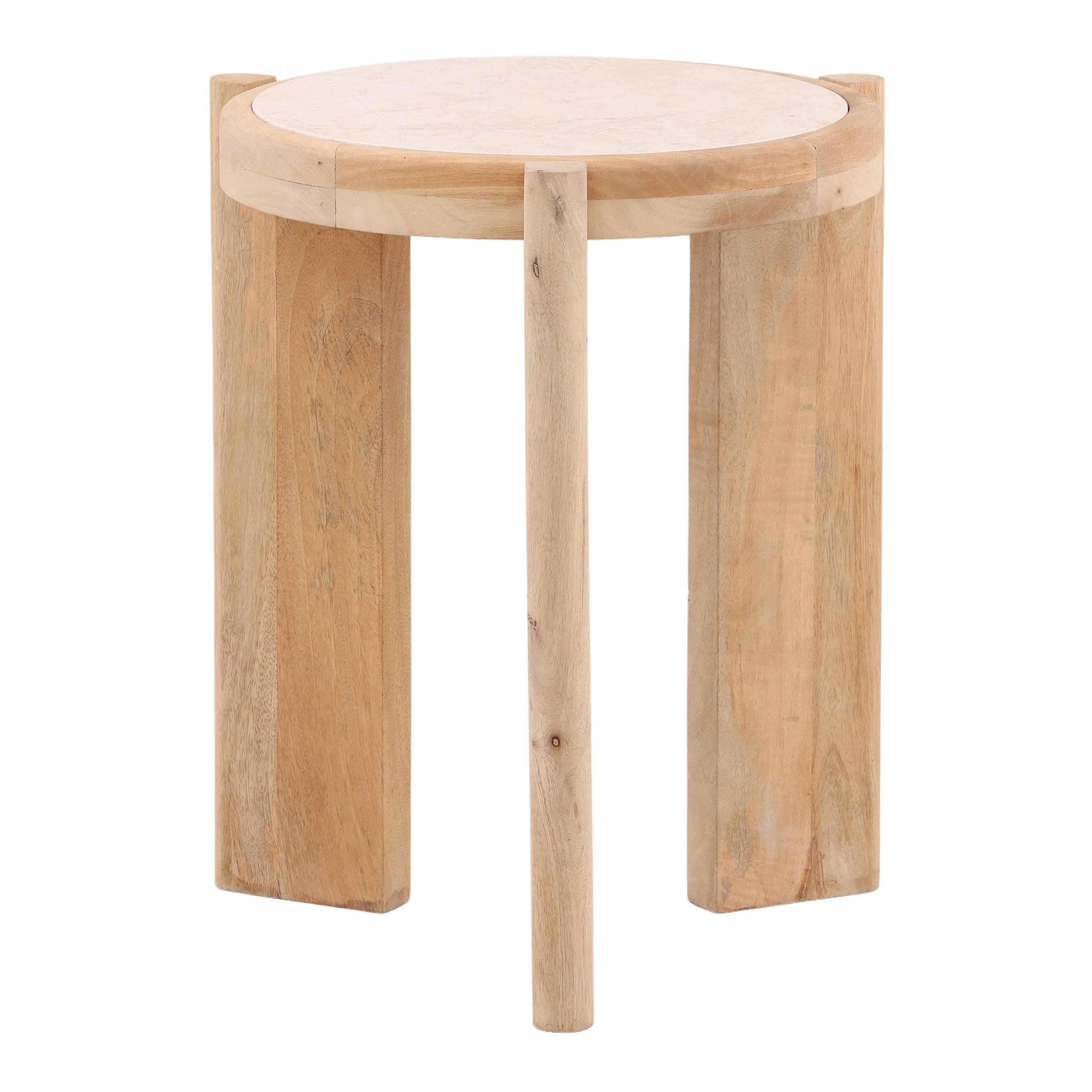 Taran Side Table Beige - Frankwebs