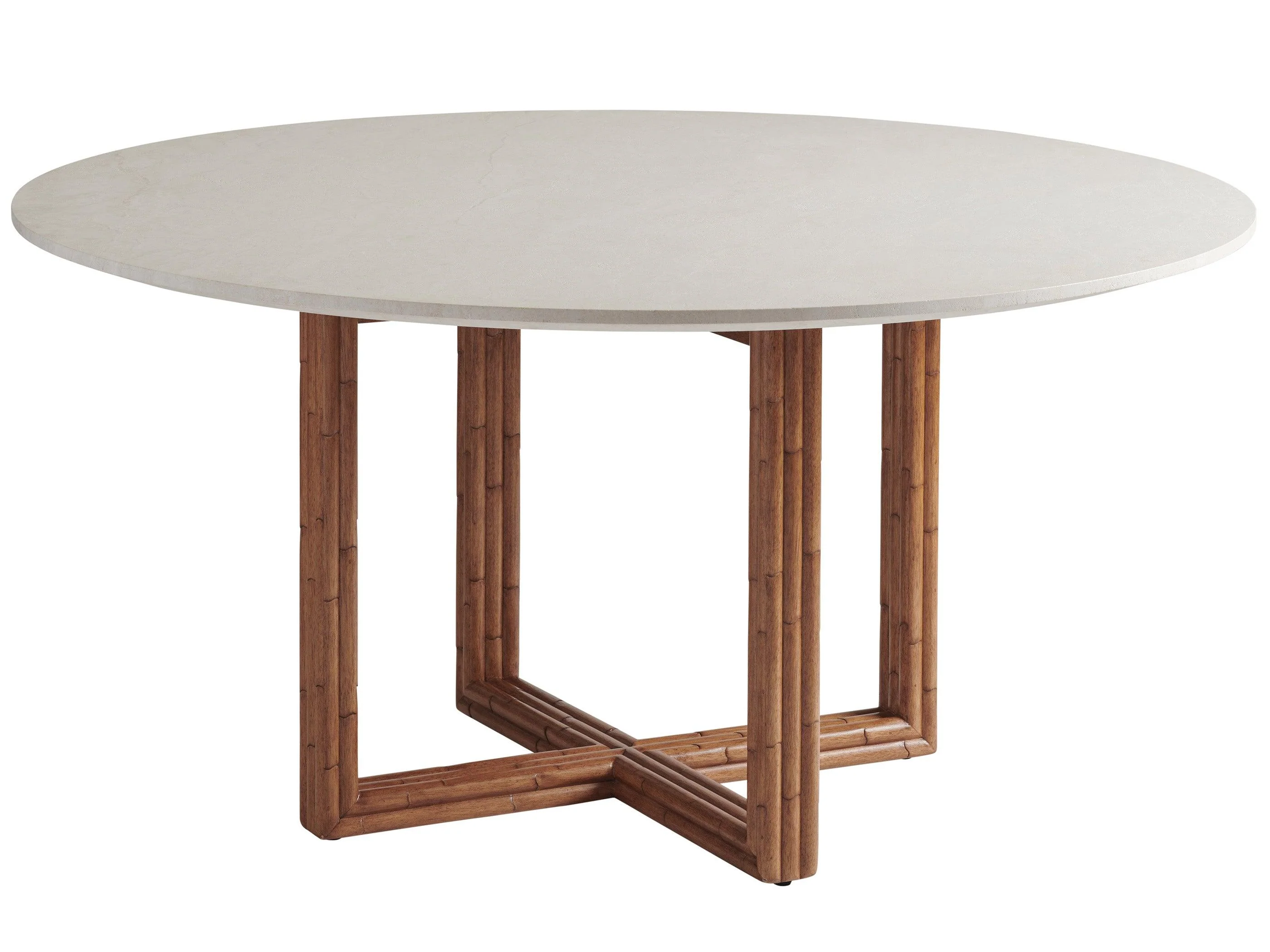 Palm Desert Woodard Marble Top Dining Table - Frankwebs