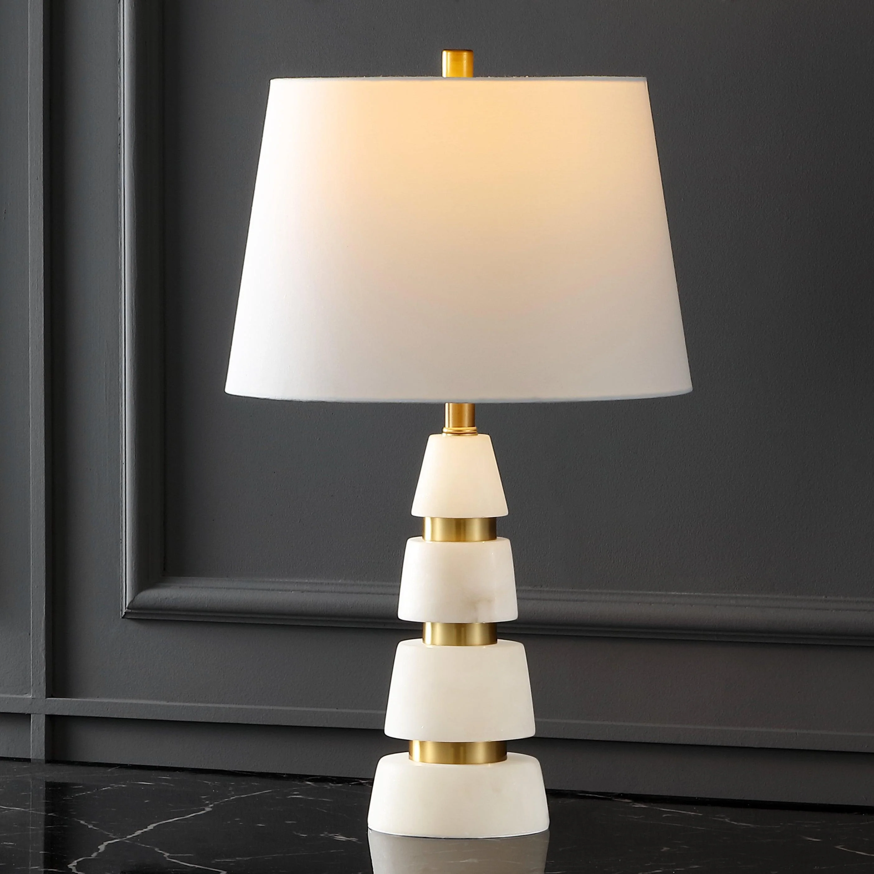 ZHANG ALABASTER TABLE LAMP - Frankwebs