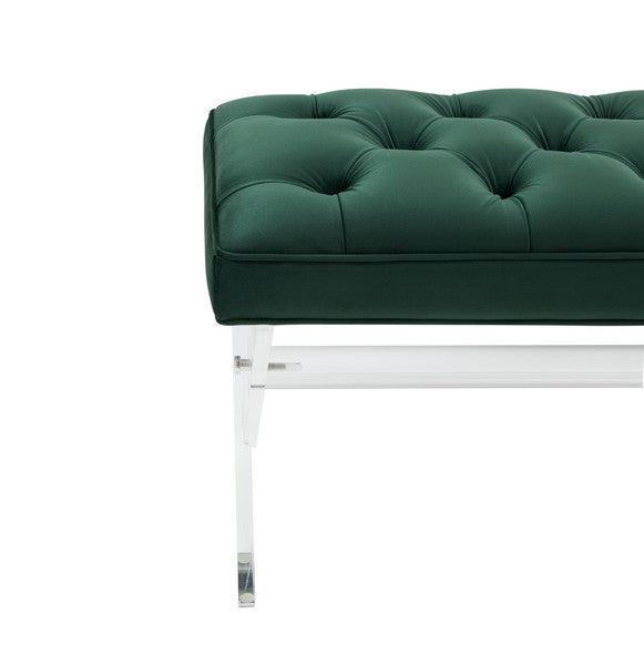 TOURMALINE TUFTED ACRYLIC BENCH - Frankwebs