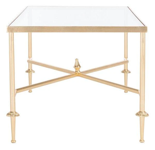DEVI GOLD LEAF COFFEE TABLE - Frankwebs
