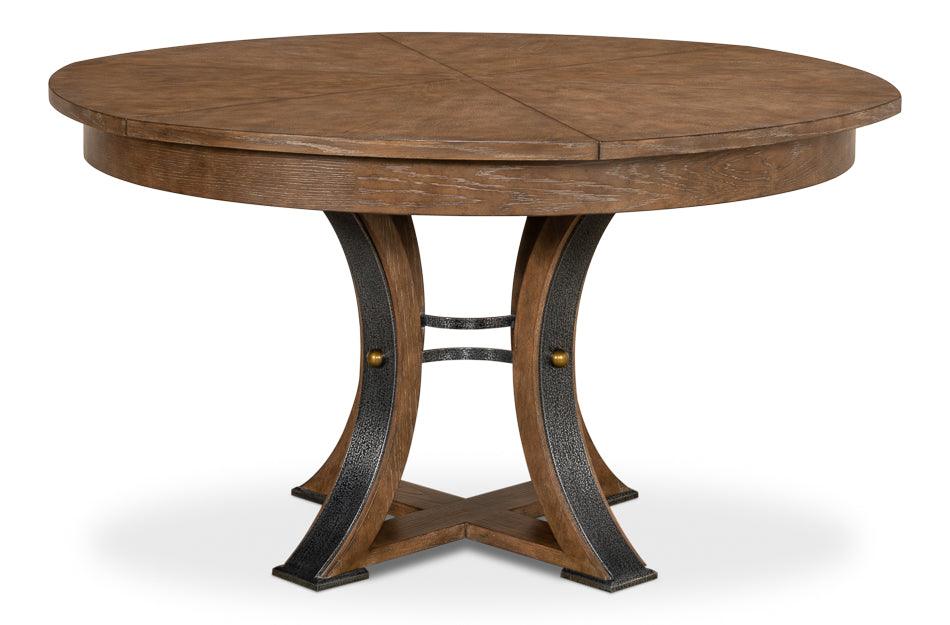 Tower Jupe Dining Table - Med Light Mink - Frankwebs