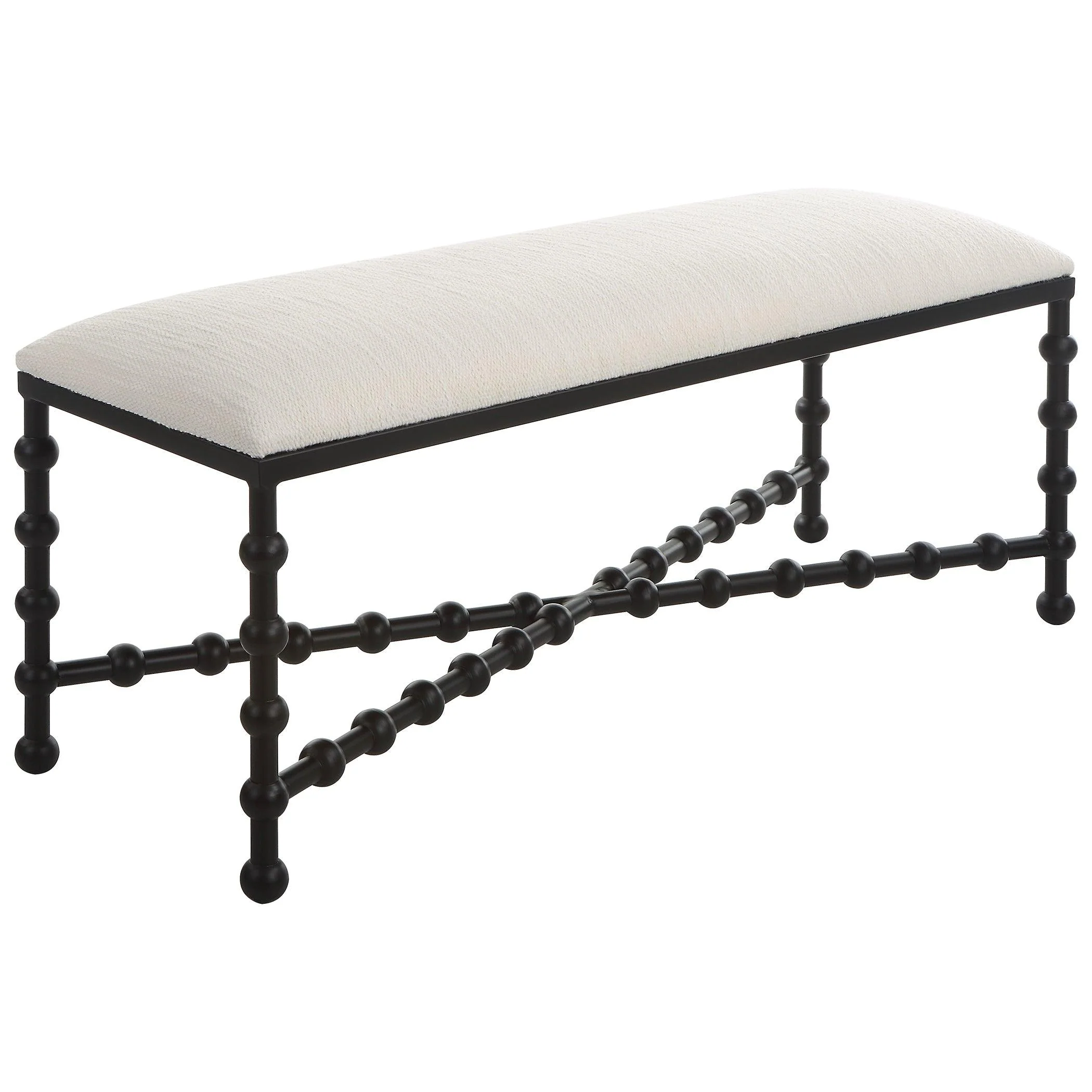 Iron Drops Cushioned Bench - Frankwebs