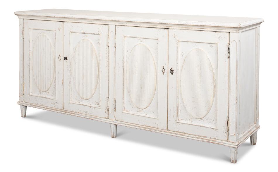 Whitewash Ribbon Sideboard - Frankwebs