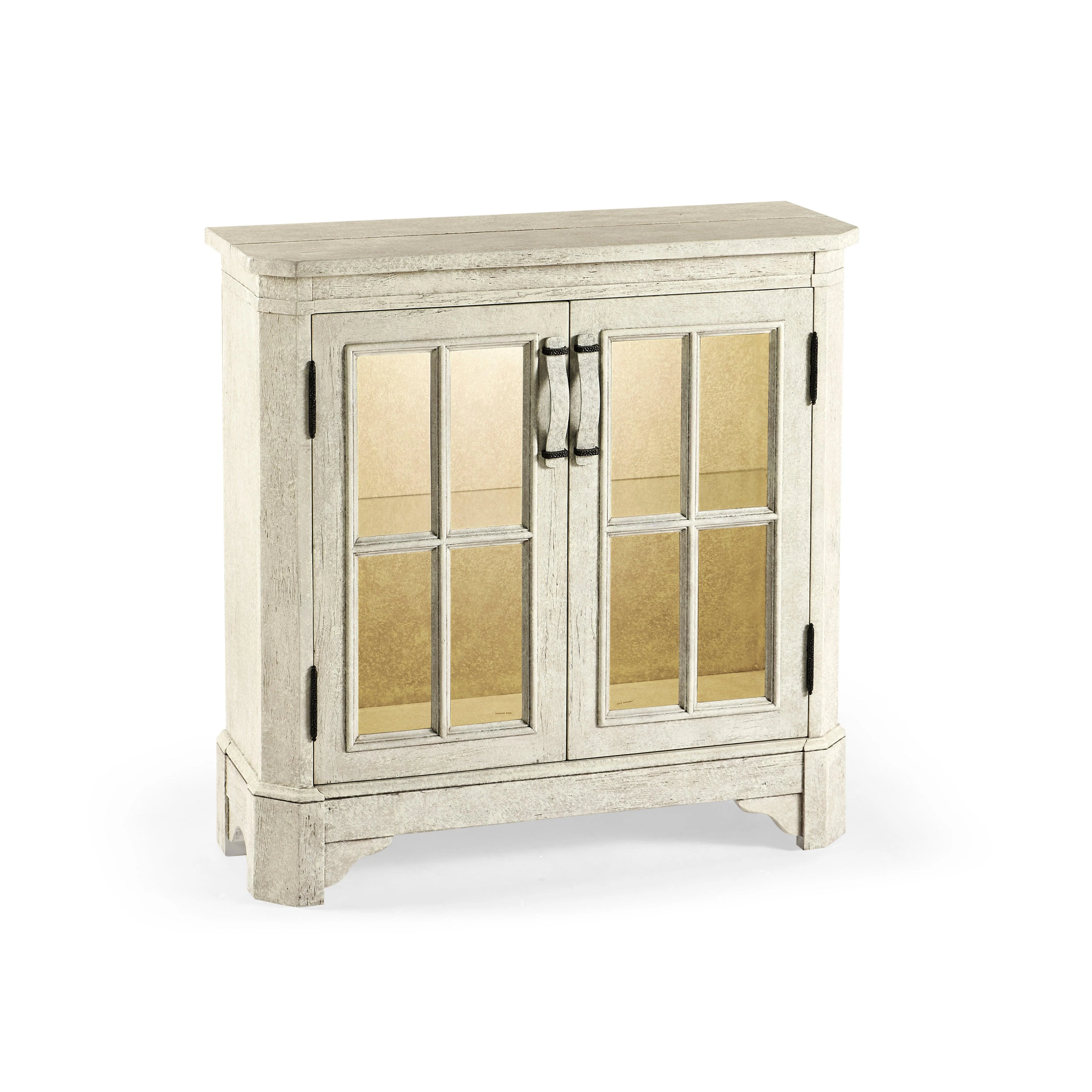 Casual Accents Whitewash Glass Door Chest - Frankwebs