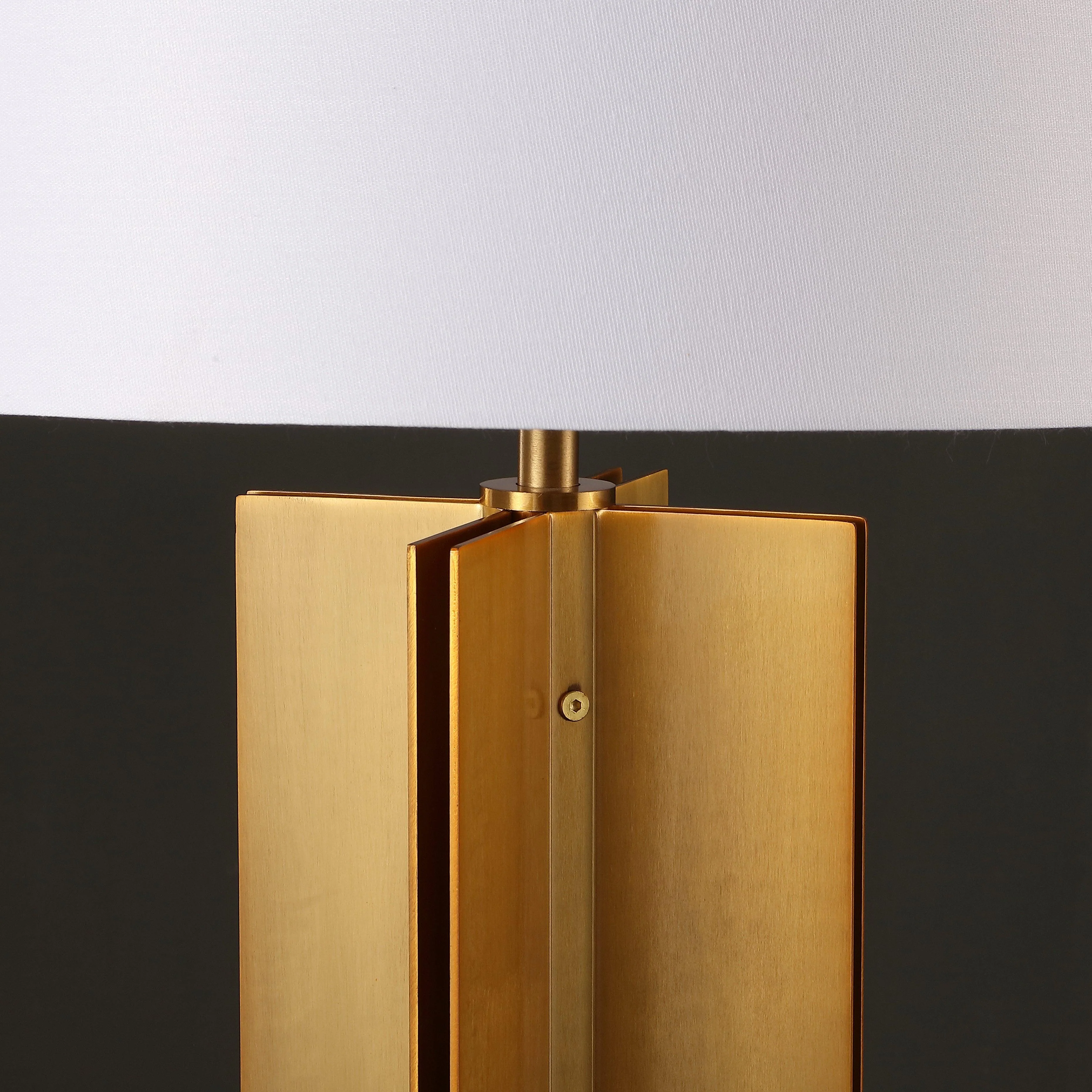 ROLLINS SQUARE METAL TABLE LAMP - Frankwebs