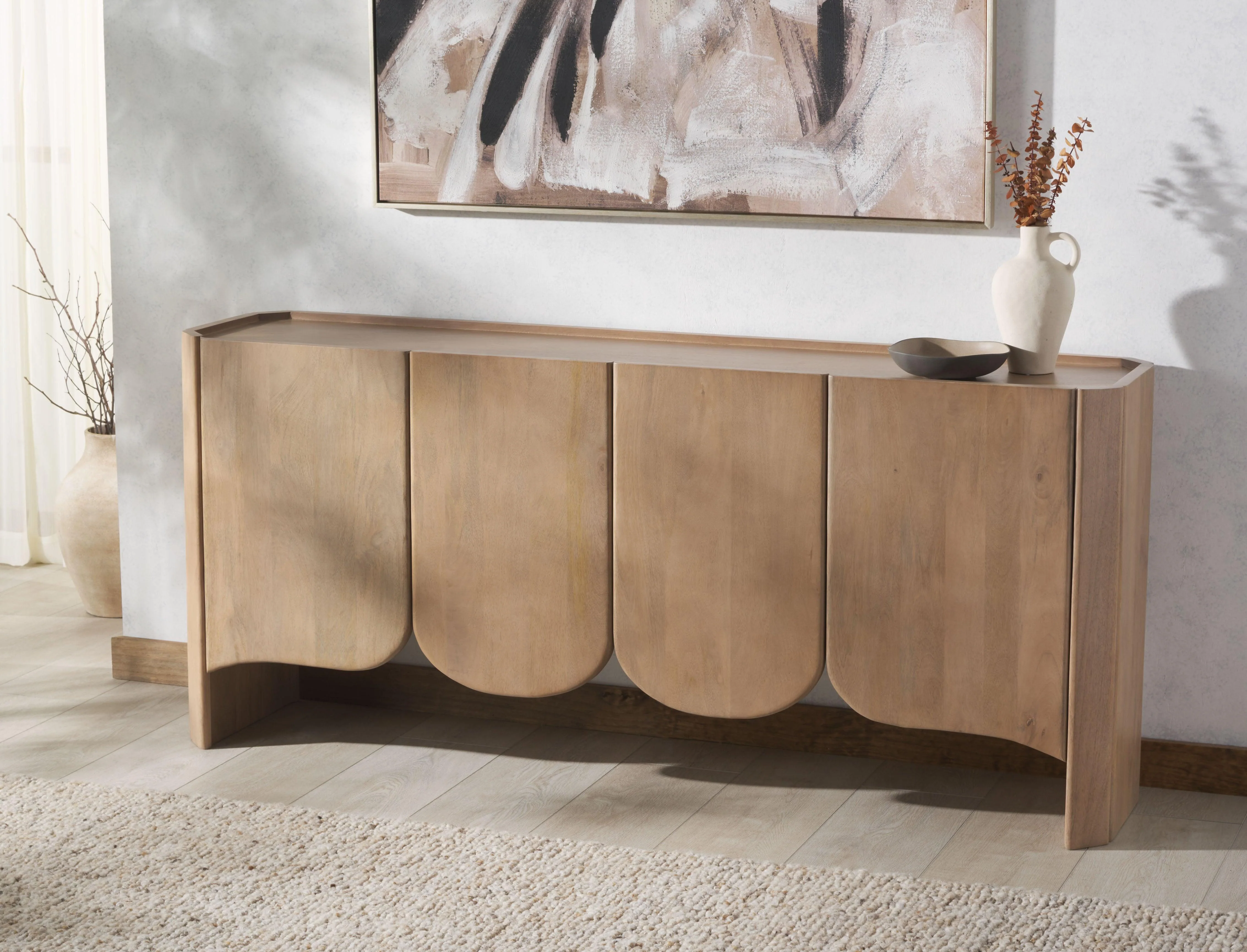 Howie 4 Door Wood Sideboard - Frankwebs