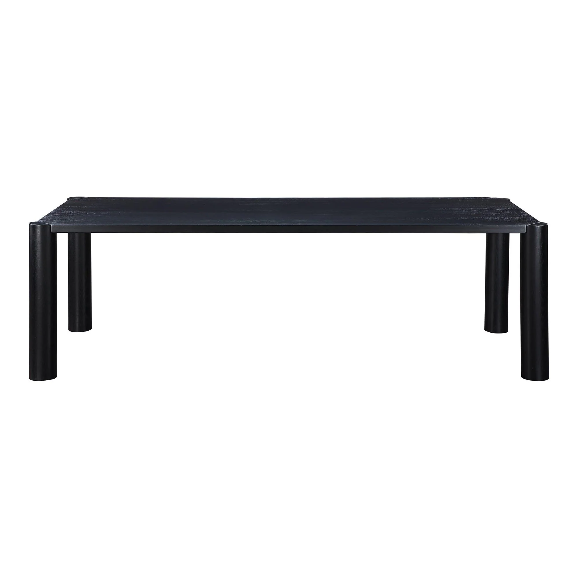 Post Dining Table Large Oak Black - Frankwebs