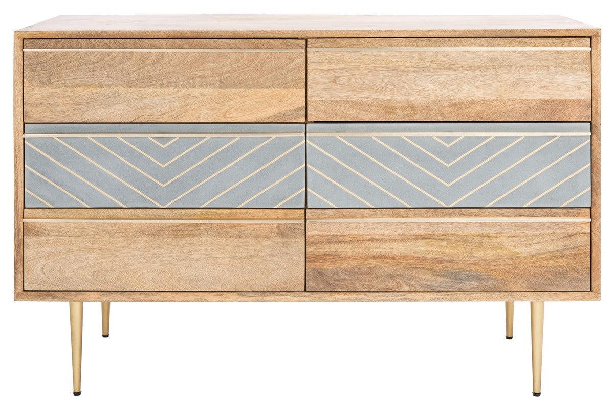 LENI 6 DRAWER CEMENT DRESSER - Frankwebs