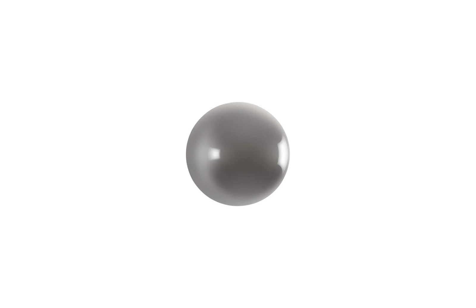 Ball on the Wall, Extra Small, Polished Aluminum Finish - Frankwebs