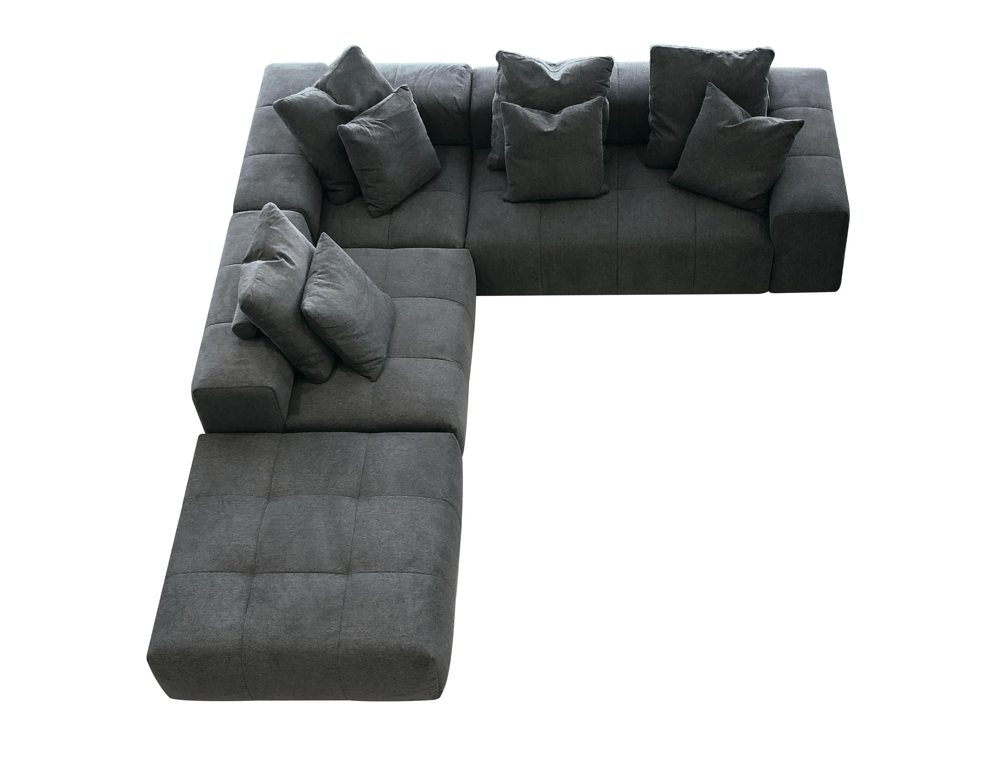 MALLOW Sectional 4-Piece (Corner, RAF, 1 Armless, Ottoman) - Frankwebs