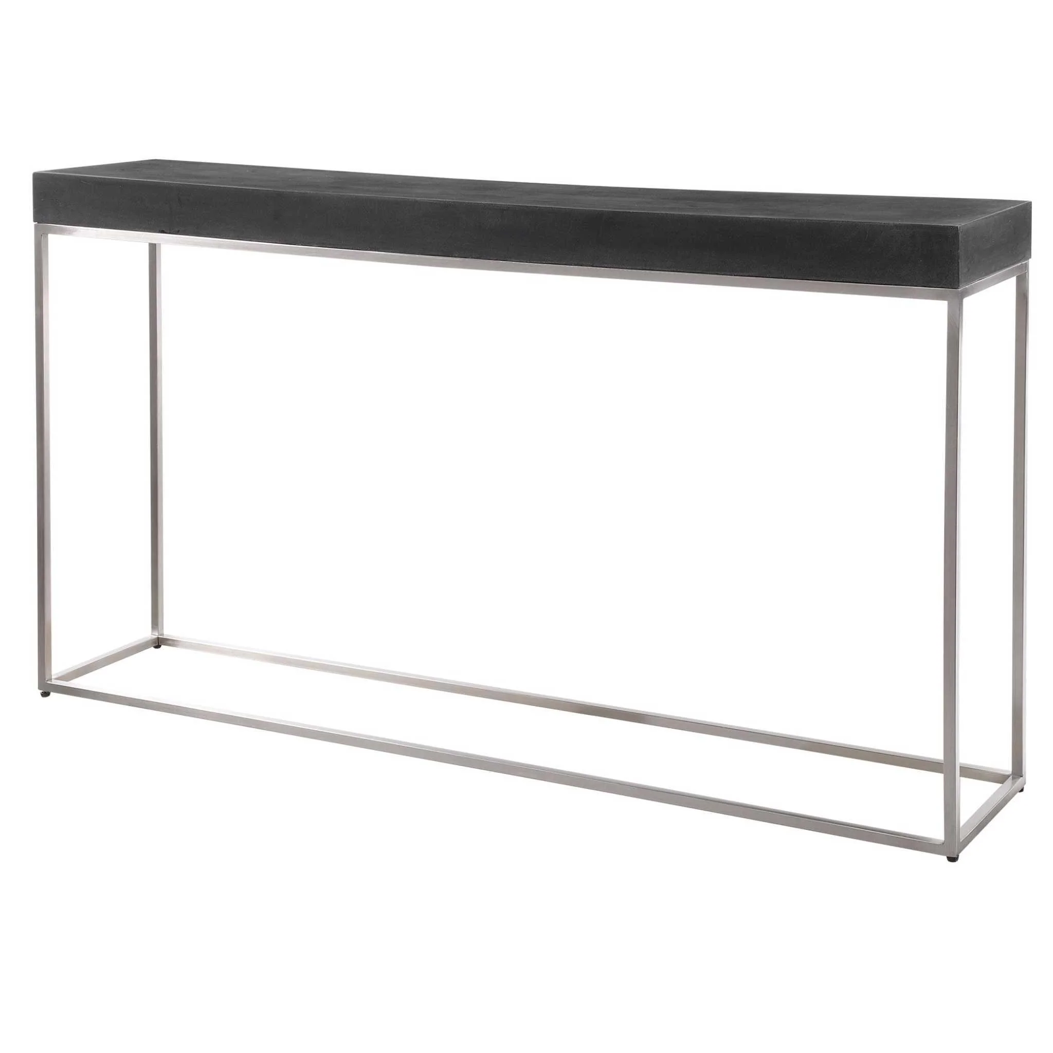 JASE BLACK CONCRETE CONSOLE TABLE - Frankwebs