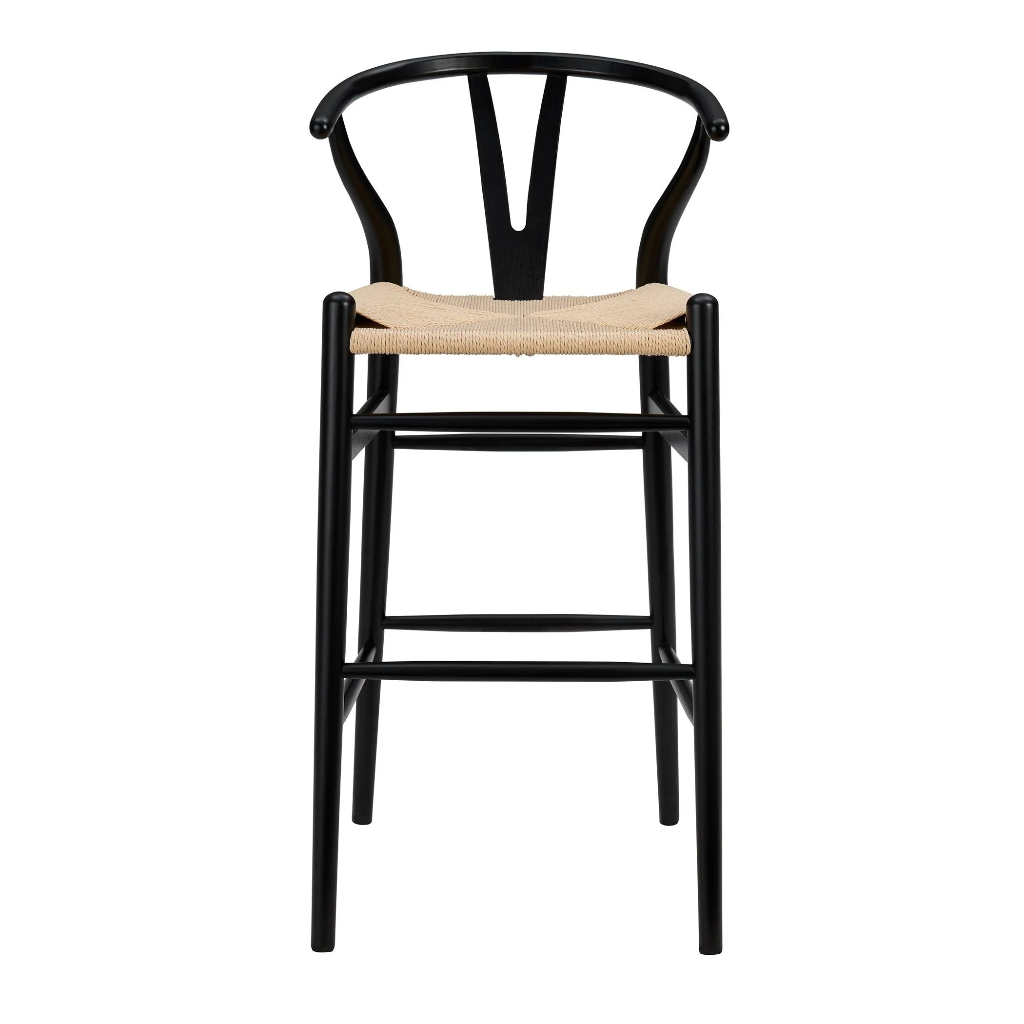 Evela-B Bar Stool and Natural Rush Seat - Frankwebs