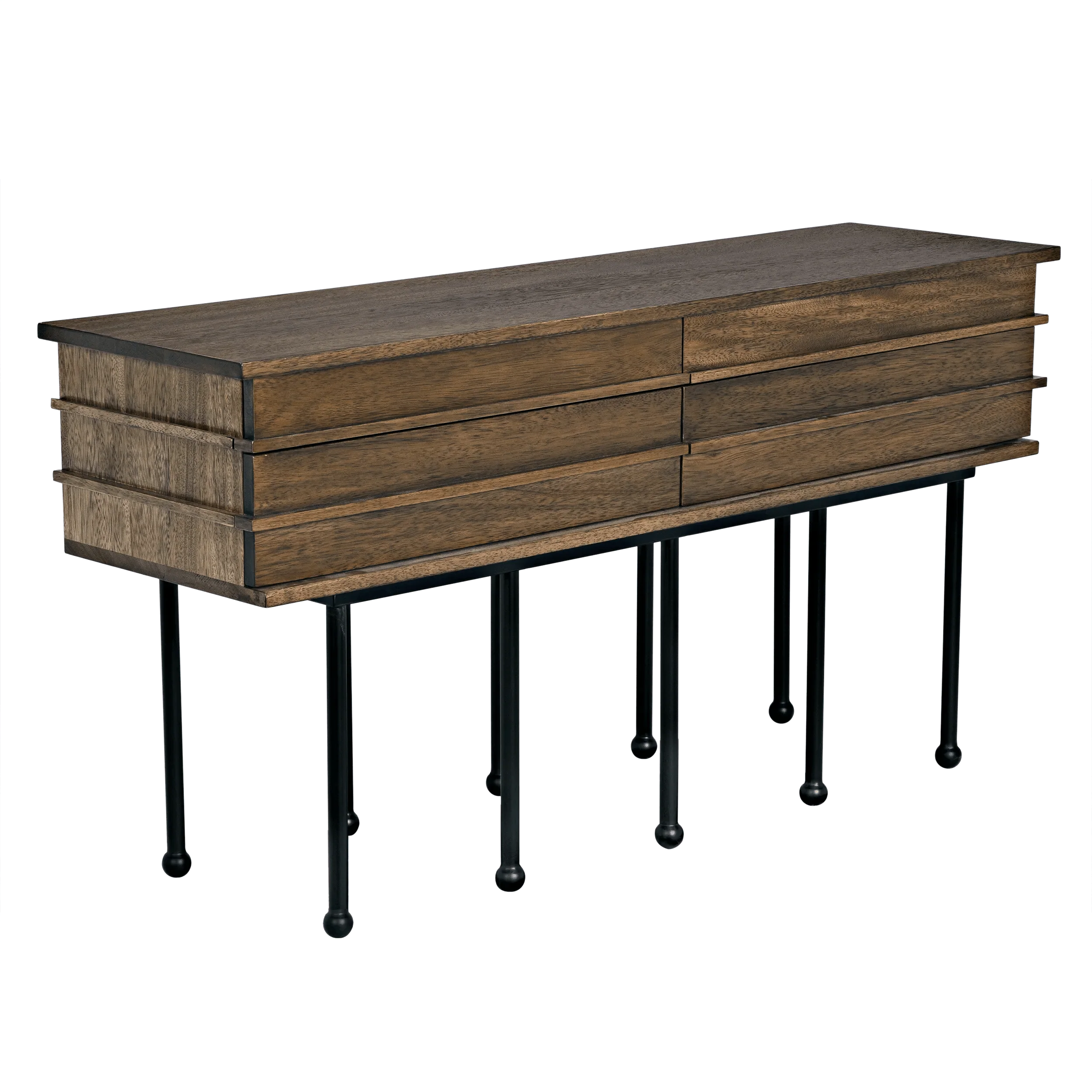 Oliver Console, Dark Walnut - Frankwebs