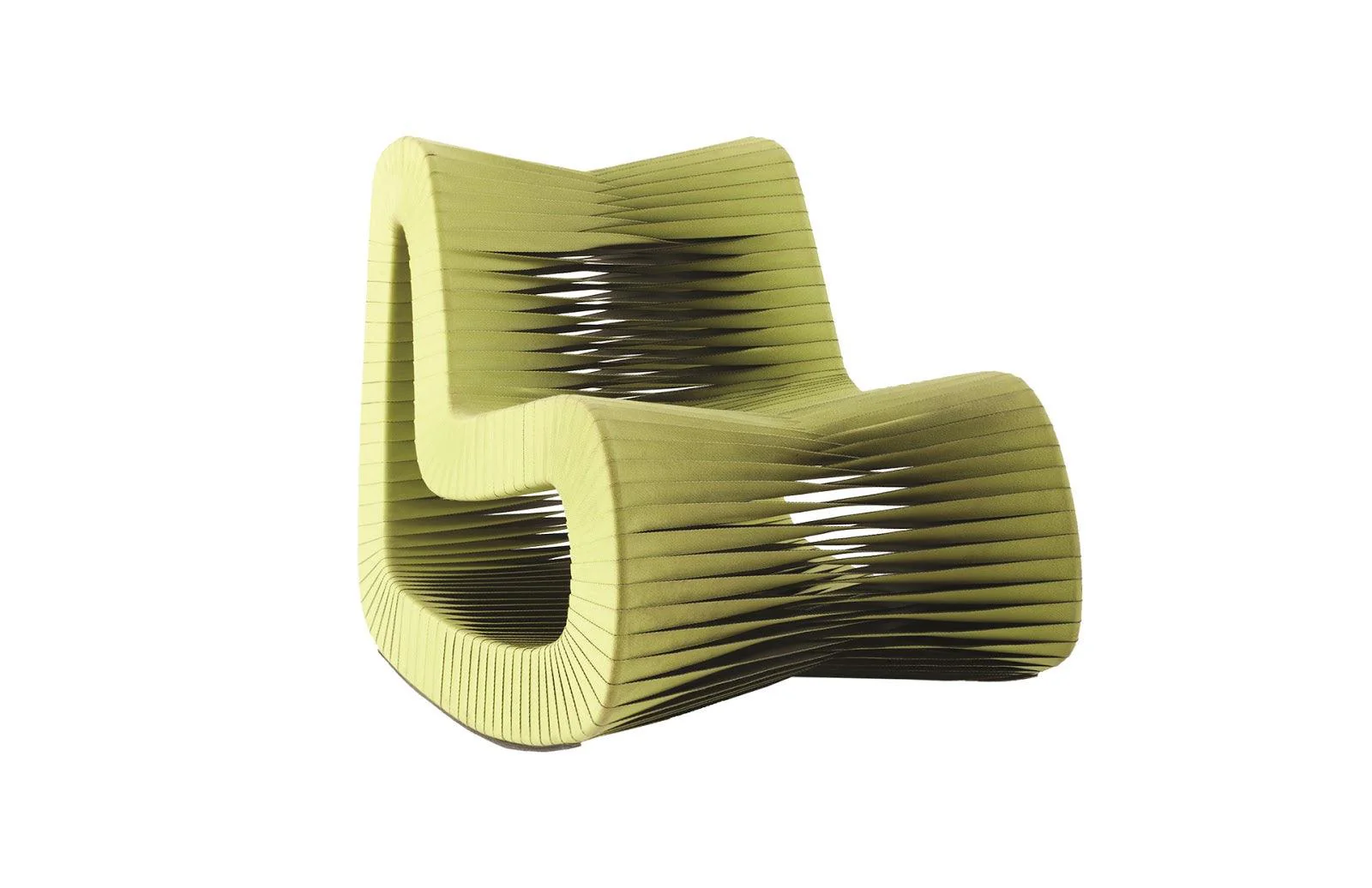 Seat Belt Rocking Chair, Green - Frankwebs