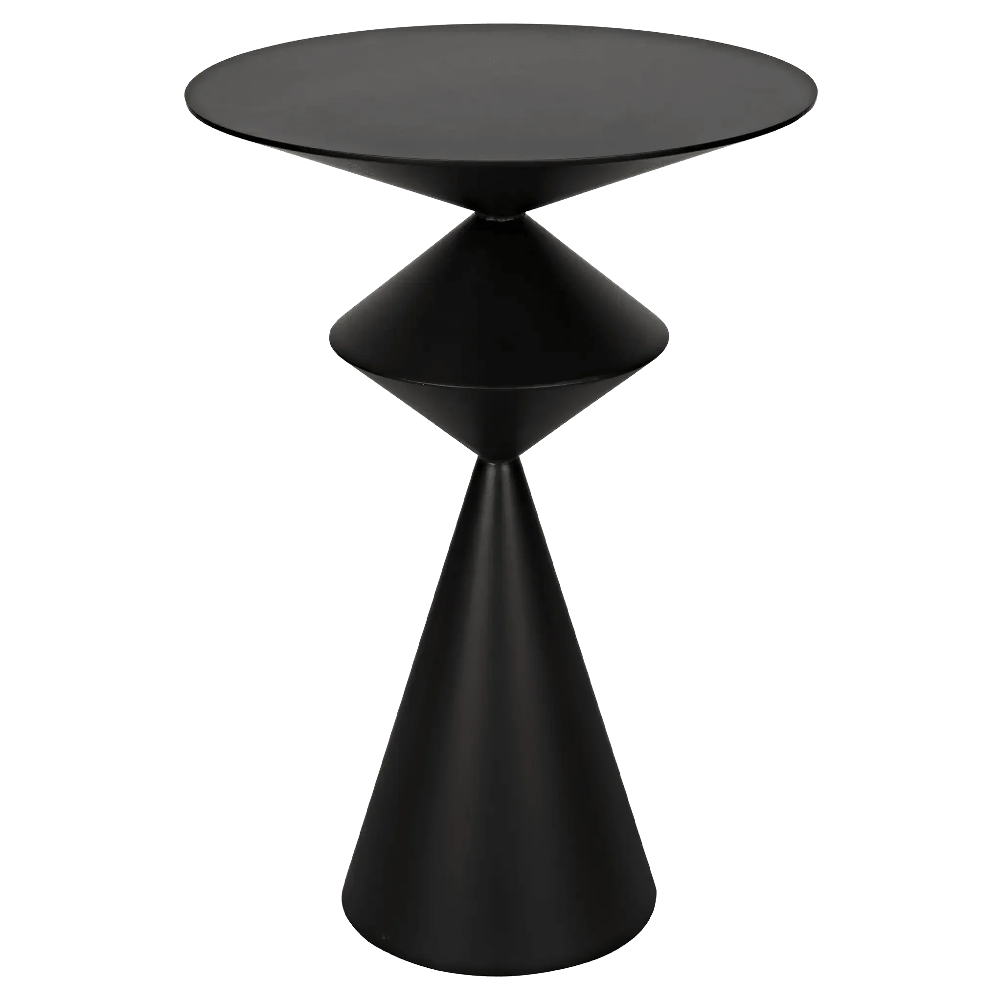 Zasa Side Table, Black Steel - Frankwebs
