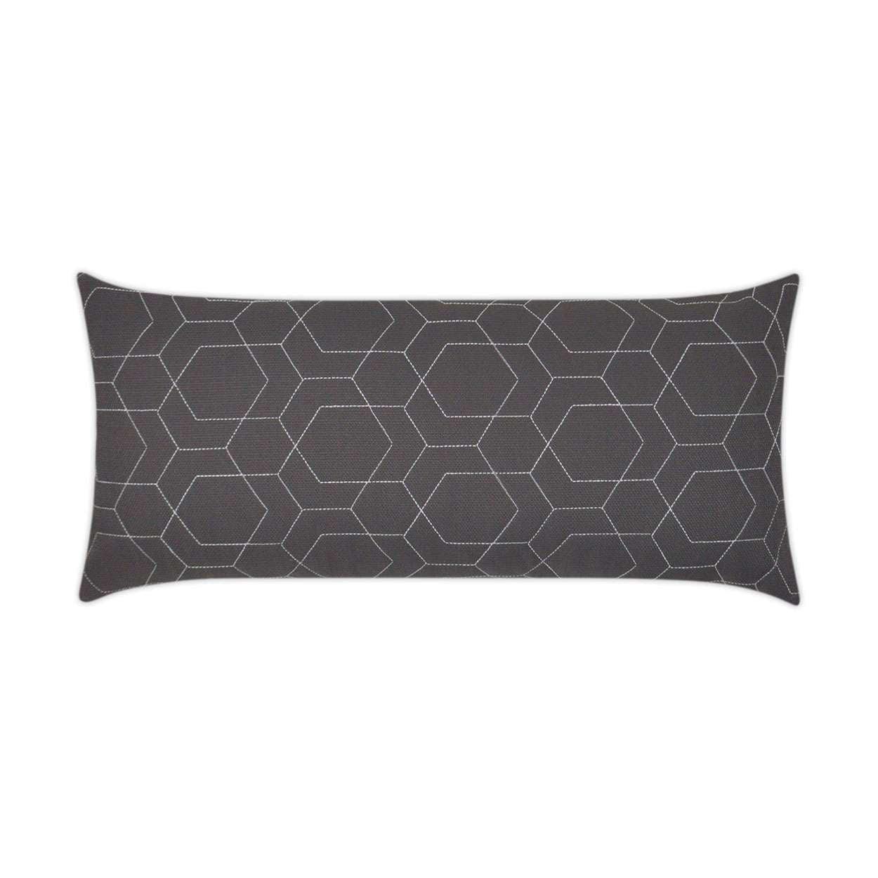Outdoor Hex Quilt Lumbar Pillow - Frankwebs