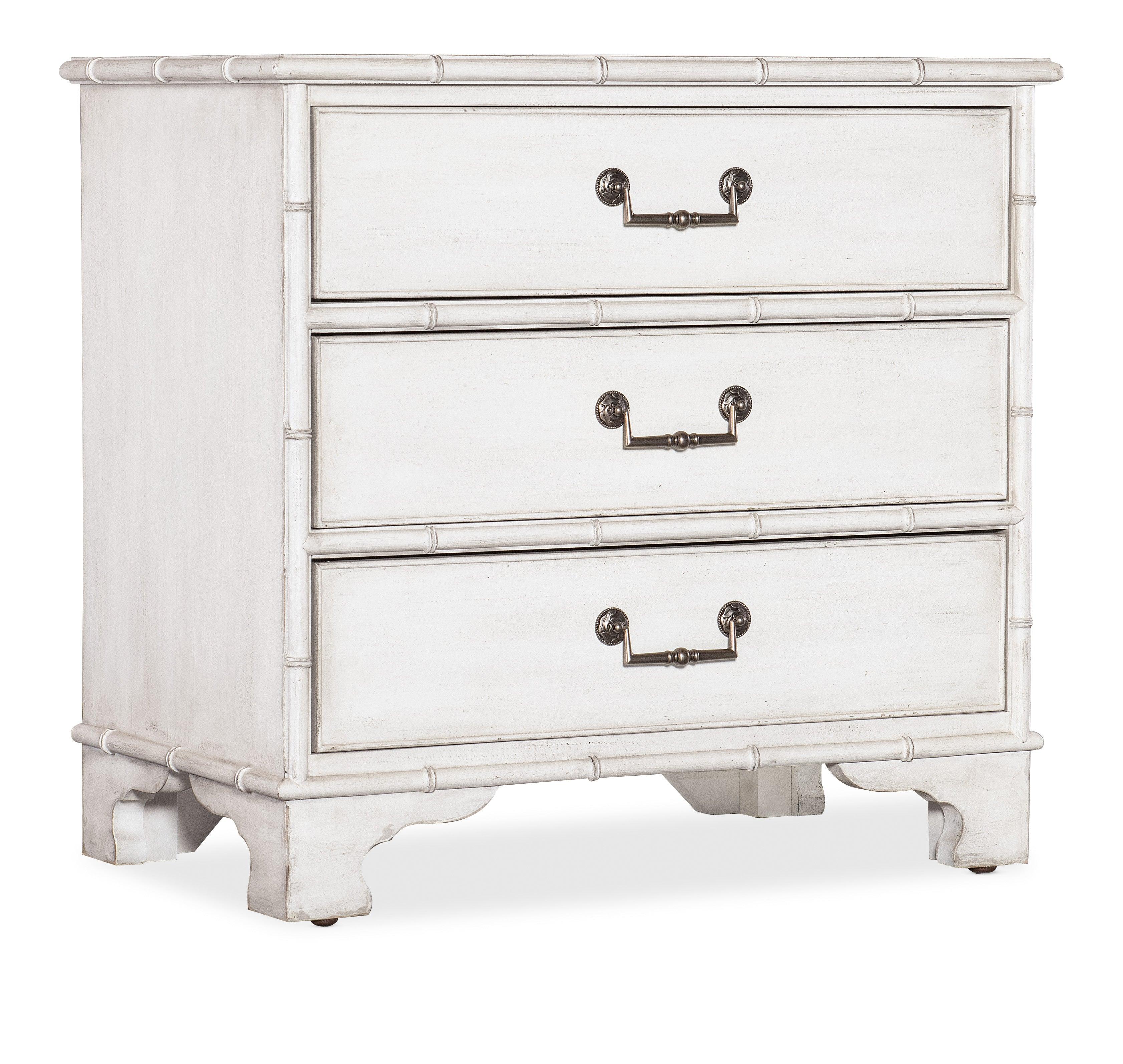 Charleston Three-Drawer Nightstand - Frankwebs