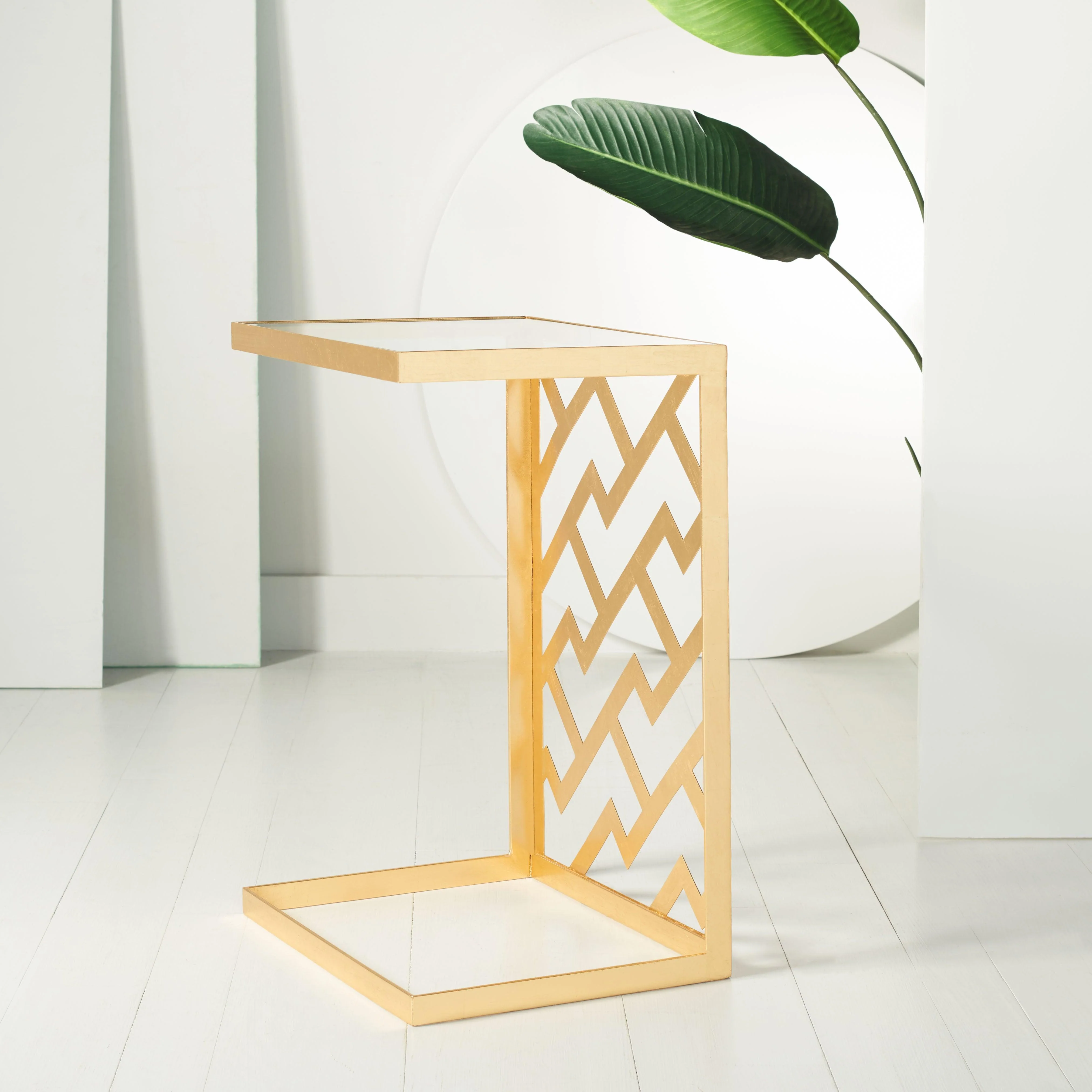 OZZIE GOLD LEAF C TABLE - Frankwebs
