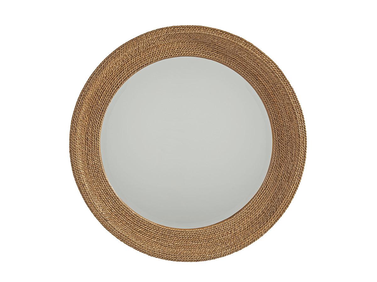 Newport La Jolla Woven Round Mirror - Frankwebs