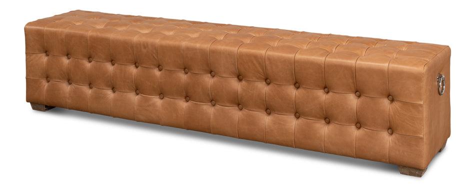 Beam Bench Tufted Leather - Frankwebs