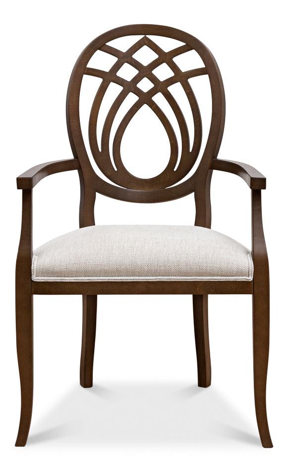 Goccia Arm Chair - Driftwood - Oatmeal - Frankwebs