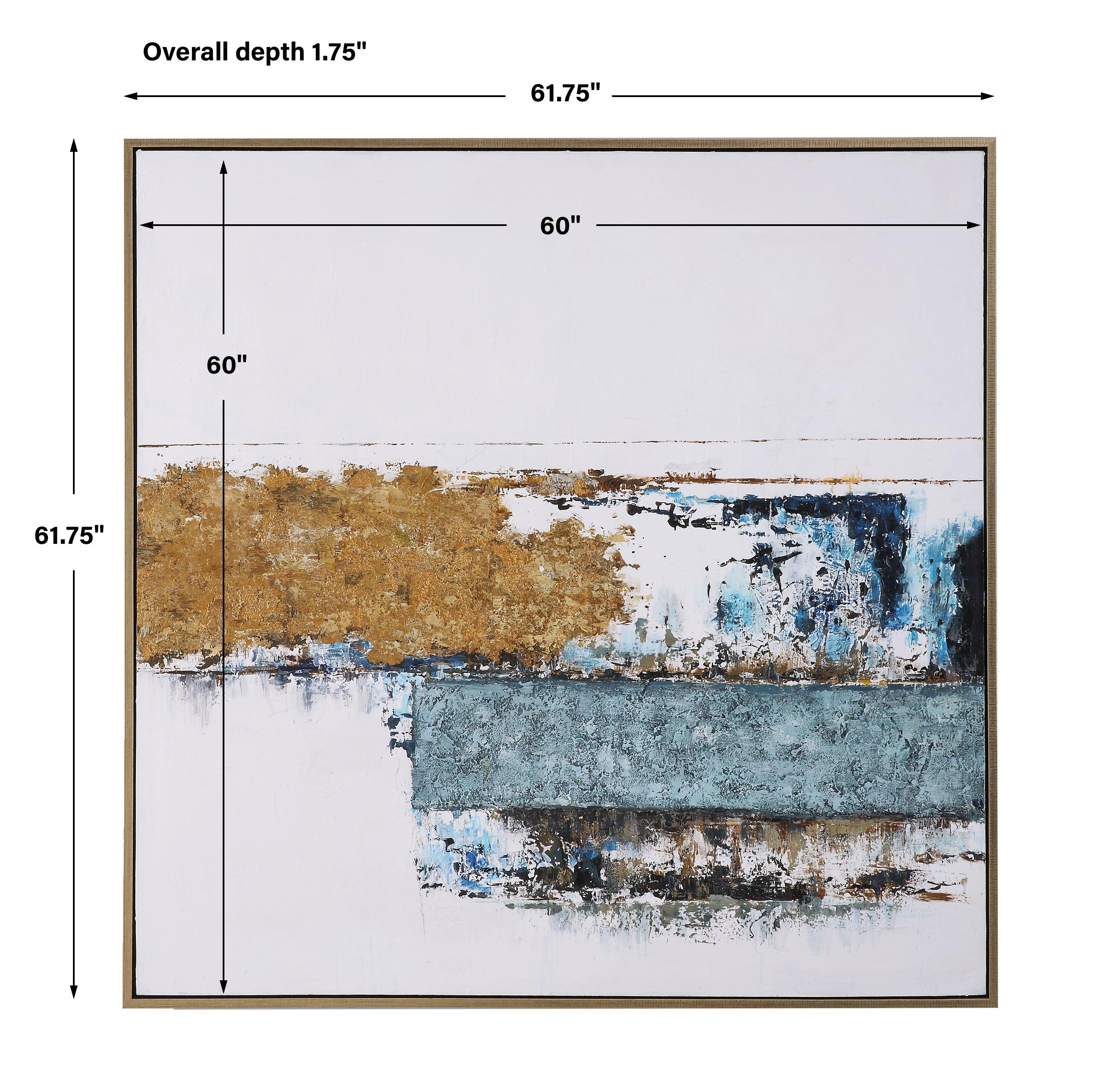 Stacked Against Hand Painted Canvas - Frankwebs