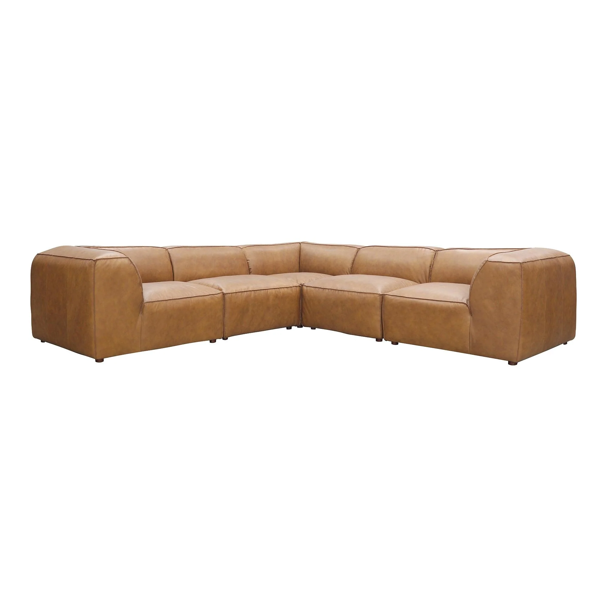 Form Dream Modular Sectional Sonoran Tan Leather - Frankwebs
