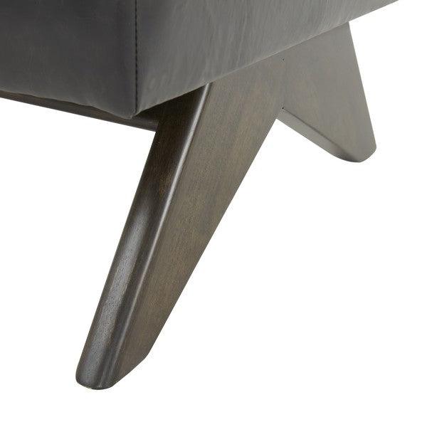 DEASHA VEGAN LEATHER ACCENT CHAIR - Frankwebs