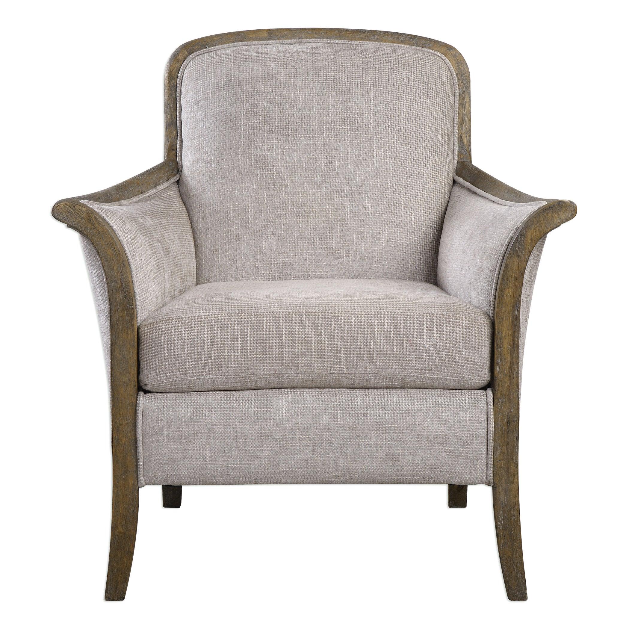 Brittoney Taupe Armchair - Frankwebs