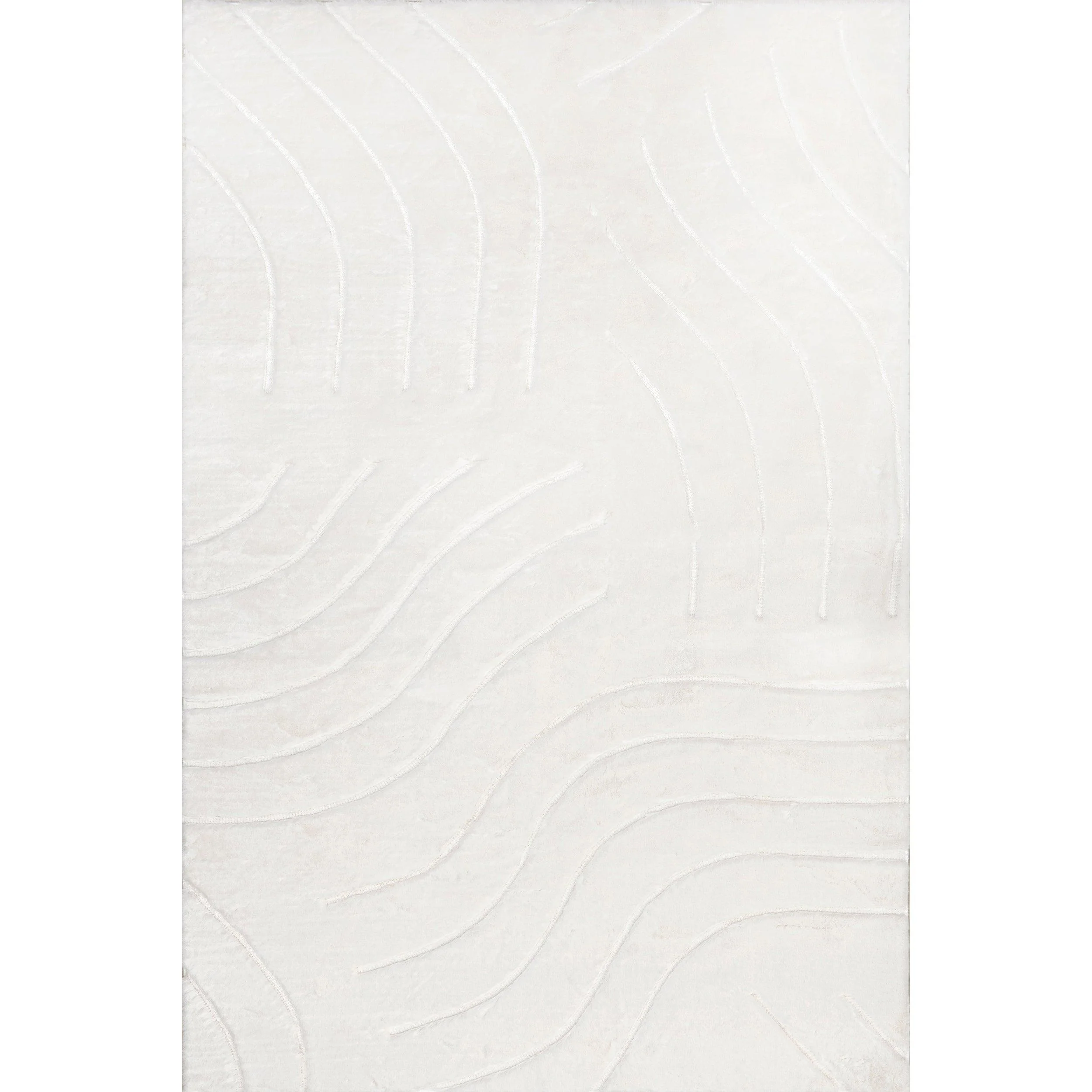 Camari Contemorary Faux Rabbit Machine Washable Area Rug - Frankwebs