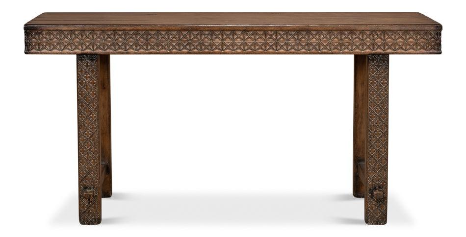 Honeycomb & Cross Console Table - Frankwebs