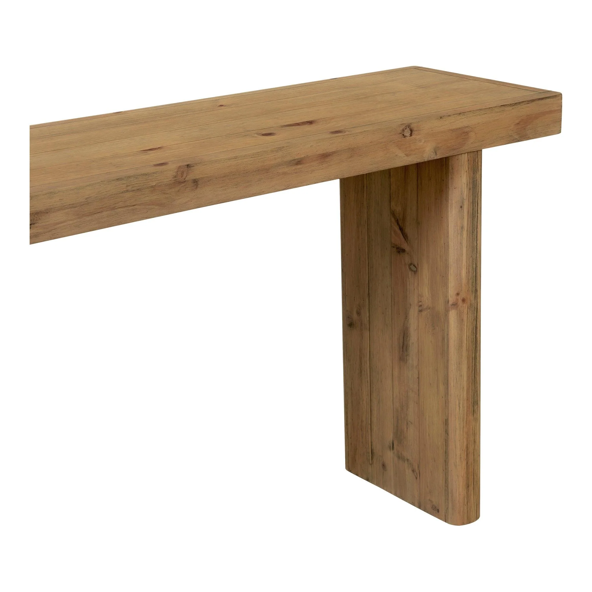 Monterey Console Table Rustic Blonde - Frankwebs