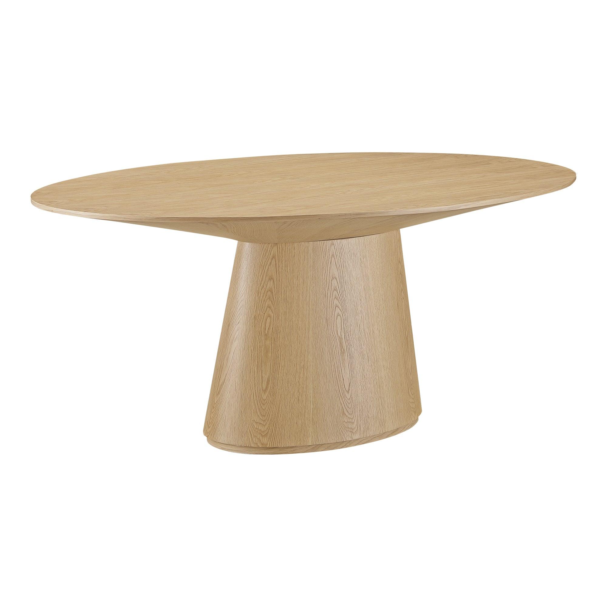 Otago Oval Dining Table Oak - Frankwebs
