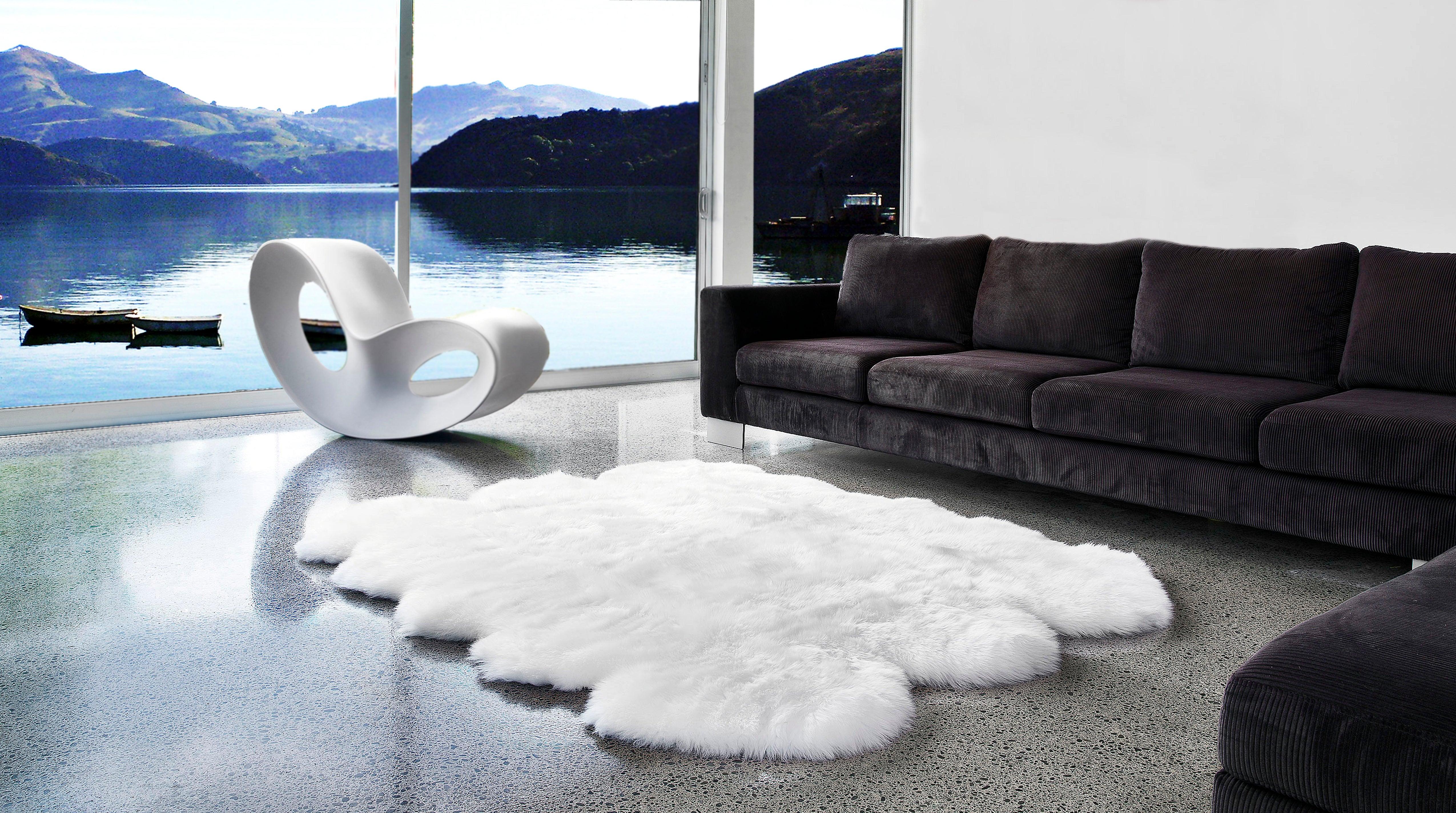 Long Wool Sheepskin Rug Sexto - Frankwebs