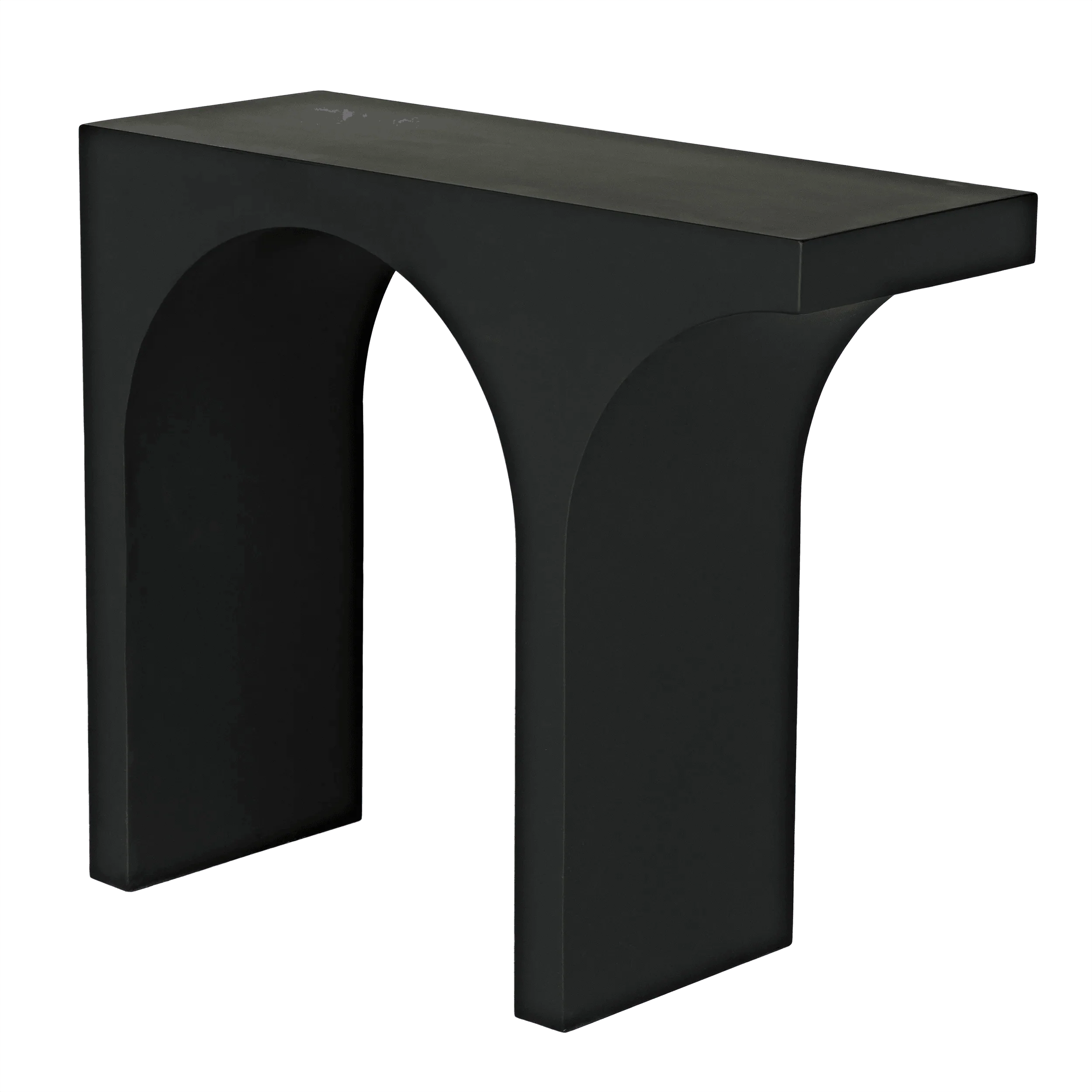 Maximus Console/Side Table, Black Steel - Frankwebs