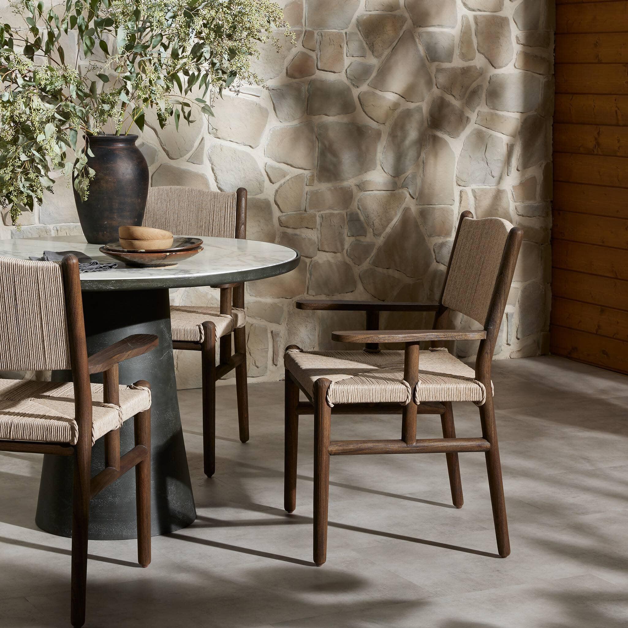 Herrin Outdoor Dining Armchair - Frankwebs