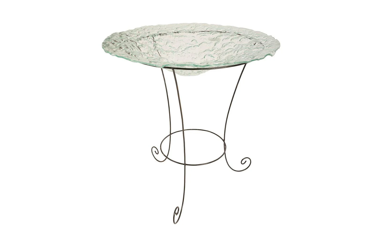 Frosted Glass Bowl on Stand, LG - Frankwebs