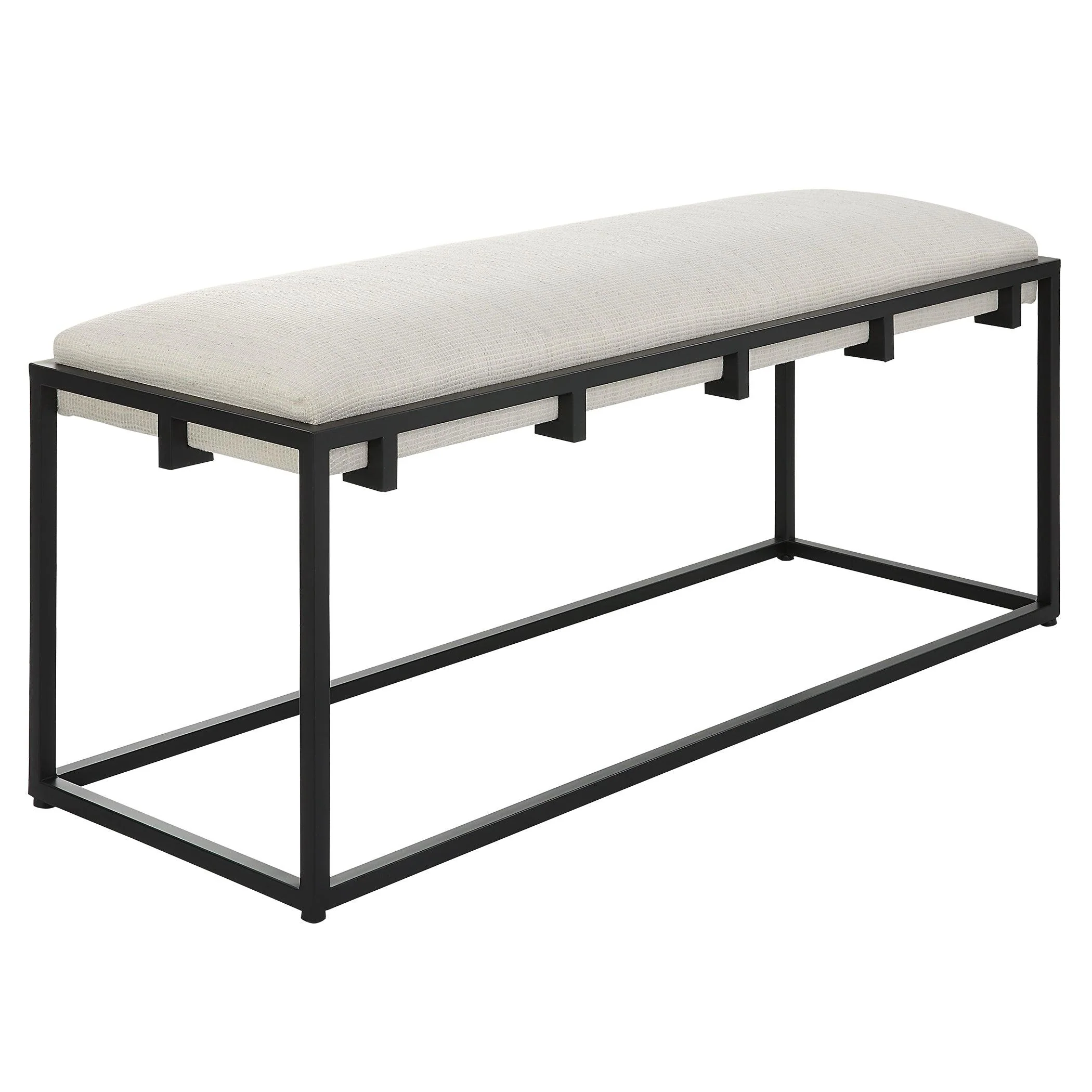 Paradox Iron & Fabric Bench - Frankwebs