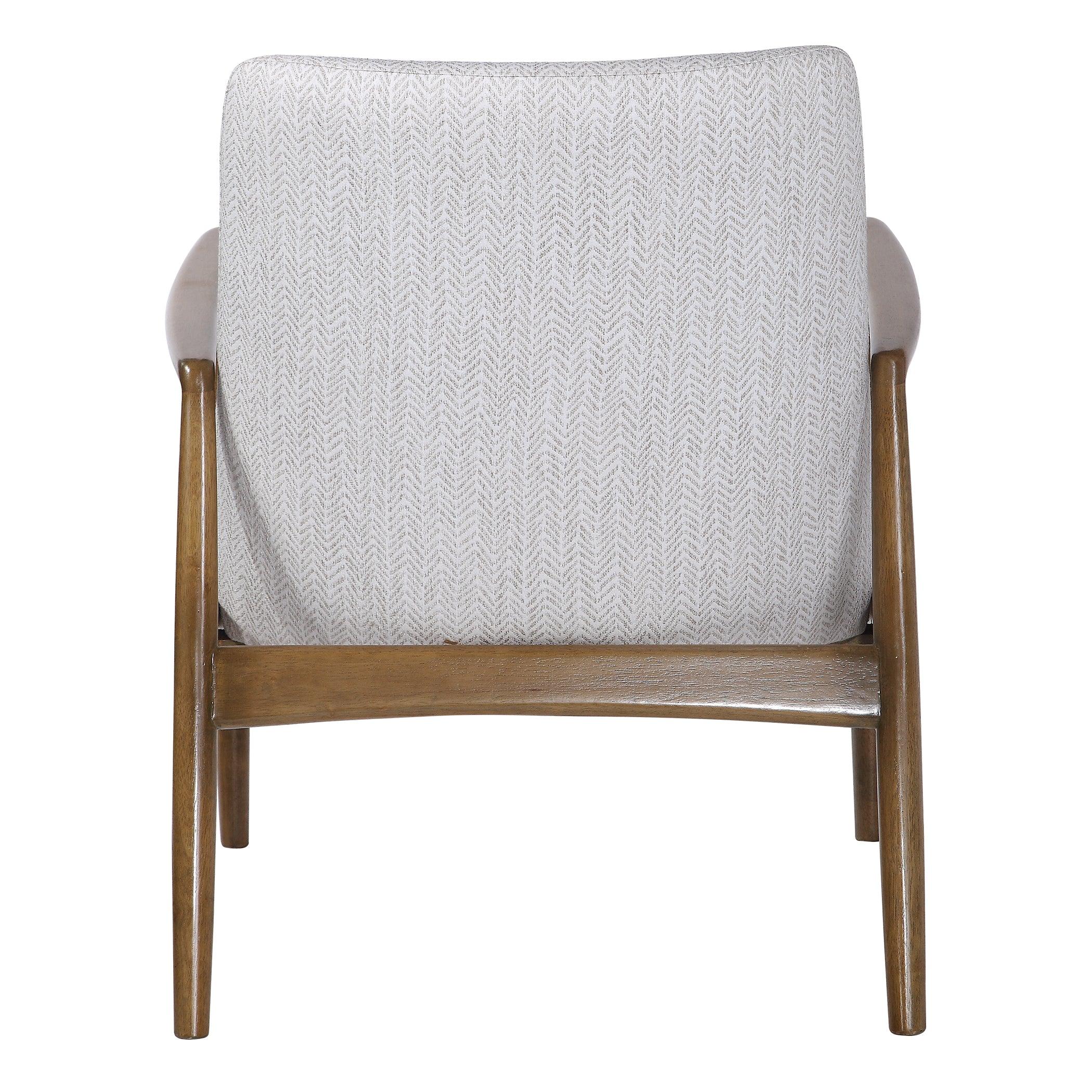 Bev White Accent Chair - Frankwebs